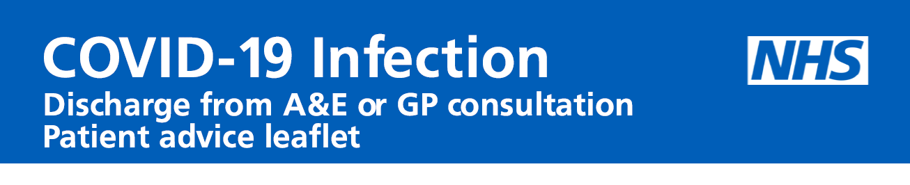 Discharge from A&E or GP consultation – patient advice leaflet 