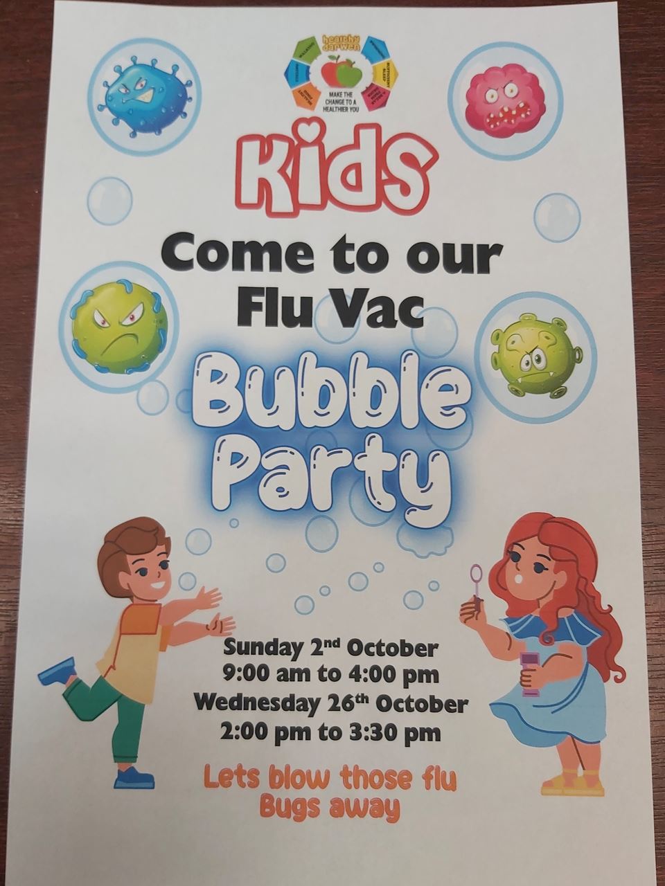 Bubble Party - Nasal Flu Vaccines