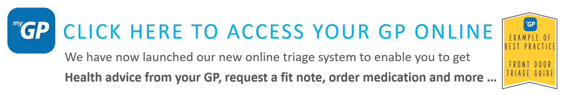 My GP Front Door Triage Best Practice 